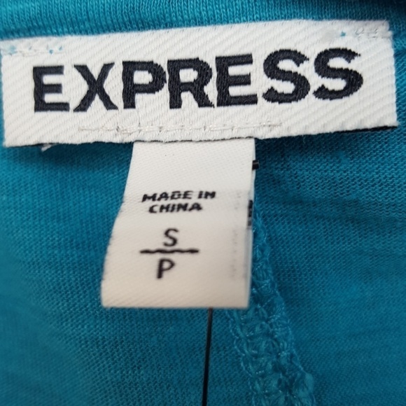 *NWT* EXPRESS Turquoise Top, size S - Picture 6 of 7